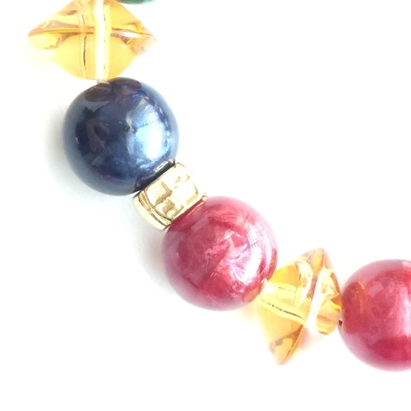 Vintage multicolor beaded bracelet - Picture 5 of 7